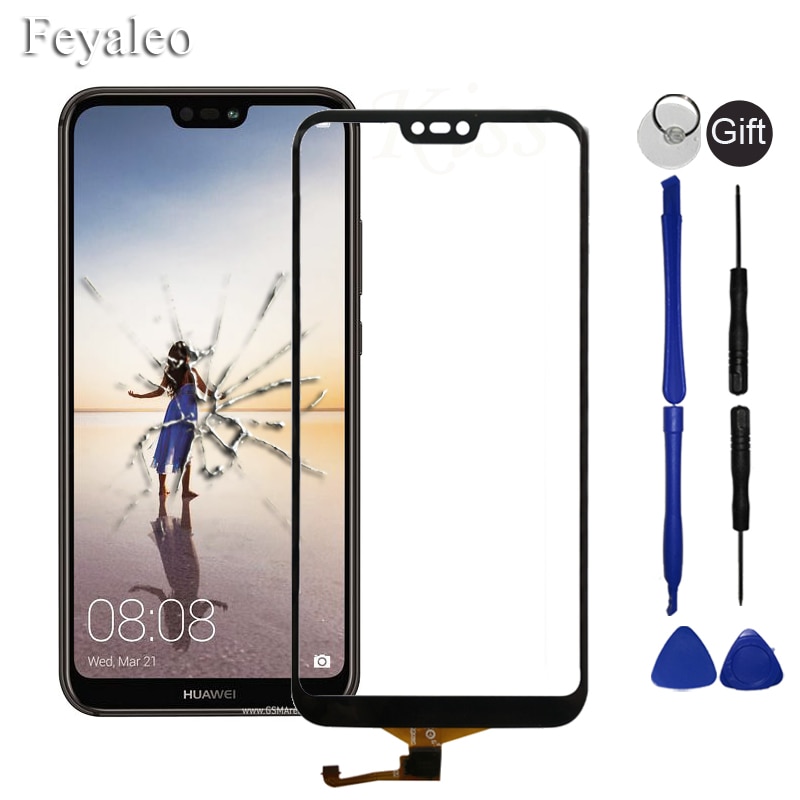 Front Panel For Huawei P20 Lite ANE-L21 ANE-LX1 Nova 3e Touch Screen Sensor P20Lite LCD Display Digitizer Glass Cover TP Repair