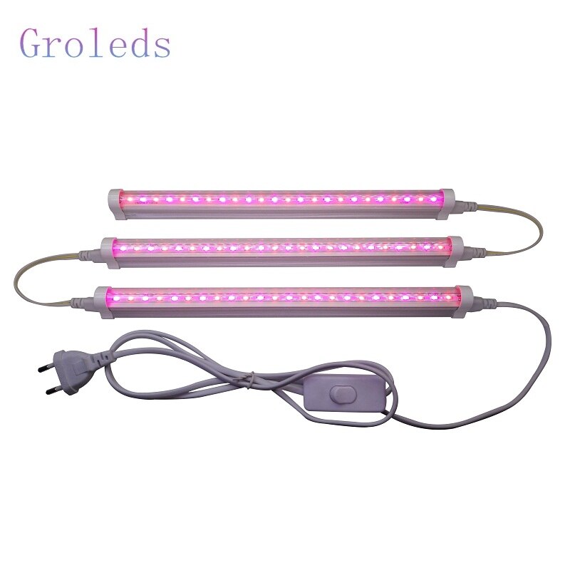 Groleds Led Voor Planten 12W 24W Led Grow Light Volledige Spectrum Phyto Lamp Plantaardige Licht Volledige Spectrum Led 110V 220V Groeien Lamp Hydro