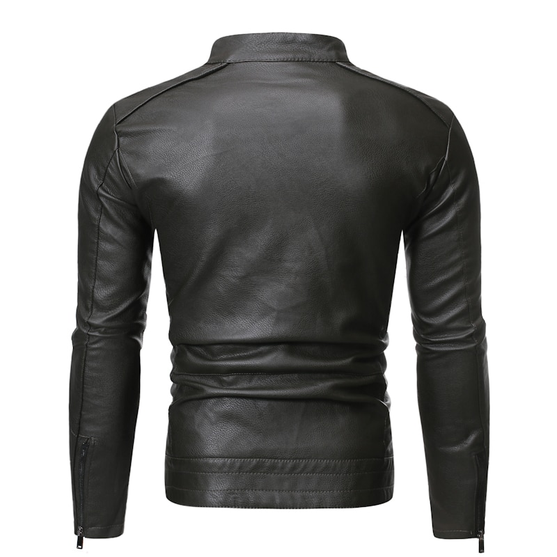 HEROBIKER Motorrad Jacke PU Leder retro Männer Persönlichkeit Winddicht Reit Jacke vier Jahreszeiten lässig Moto Jacke Chaqueta