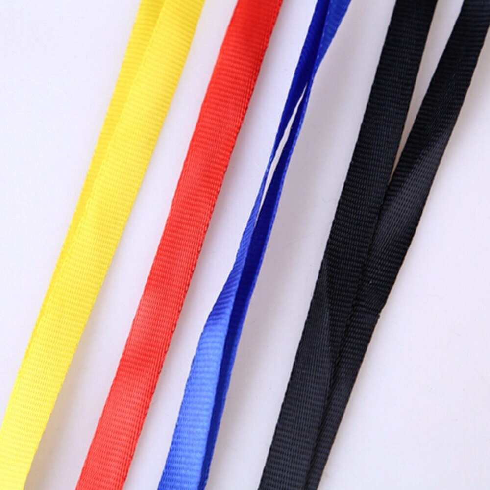 10Pcs Lanyard ID Name Badge Business Card Key Holder Case Neck Strap Random Color