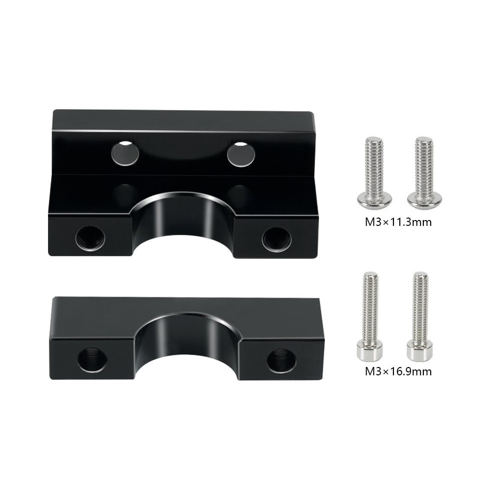 Bloc fixe E3D V6, montage fixe tout en métal, blocs fixes pour Hotends E3D pour CR10S ender 3, mise à niveau ENDER 5