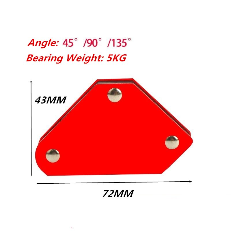 Multiangle Welding Magnetic Tool Positioner Welding Angle Auxiliary Fixing Clip Neodymium Strong Magnet Right Angle Bevel Fixed: A