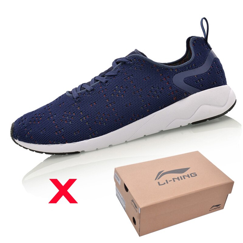 Li-ning herr ljung fritid waling skor mono garn bärbart foder li ning sportskor andas sneakers agcm 055 yxb 076: Ingen box agcm 055-2h / 9.5