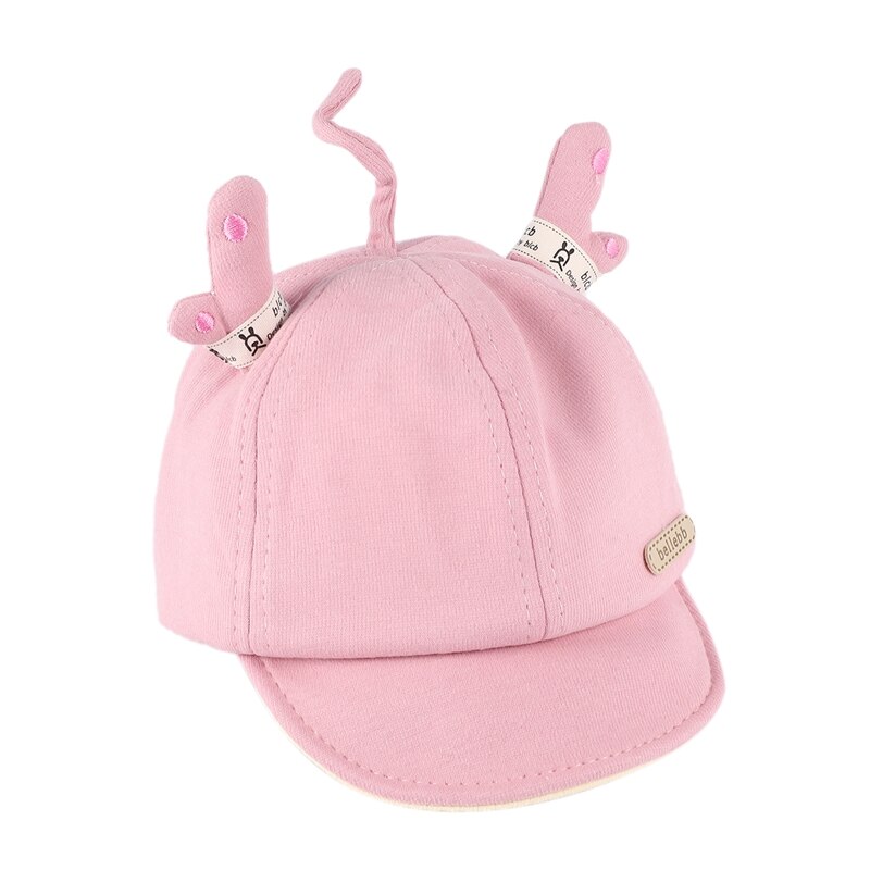 Børnehue - Bomuld - Blød Fawn Baby Cap til Piger