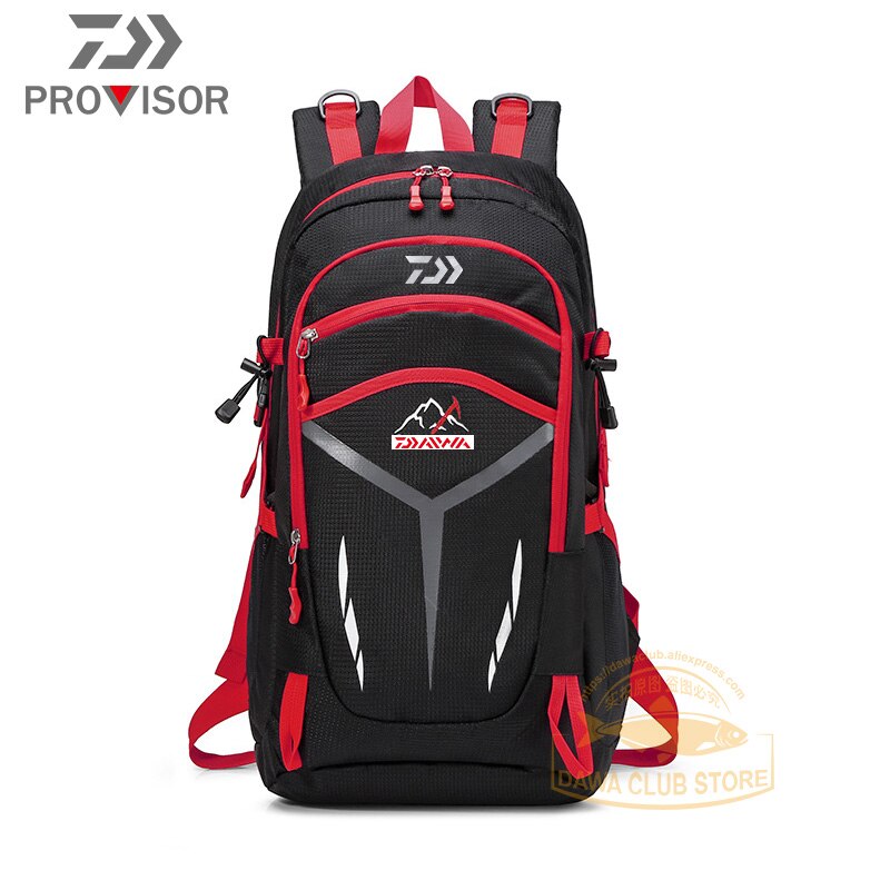 Waterproof Fishing Backpack Toolkit Camping Mountaineering Picnic Travel Backpack Multipurpose Night Reflection Fishing Bag: BC-1