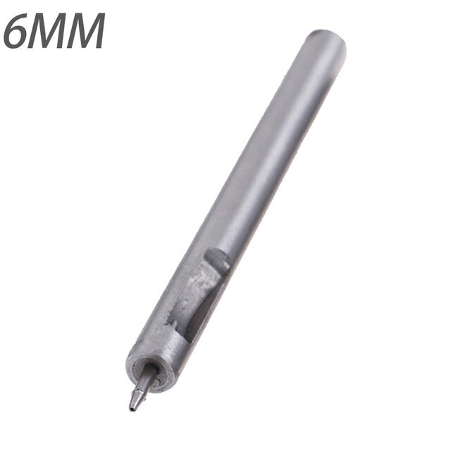 Stanzen Leder Loch Punch Leder Handwerk Hohl Locher 0,5mm-10mm Für Metall Dichtungen Leder Punch Werkzeuge: 6MM