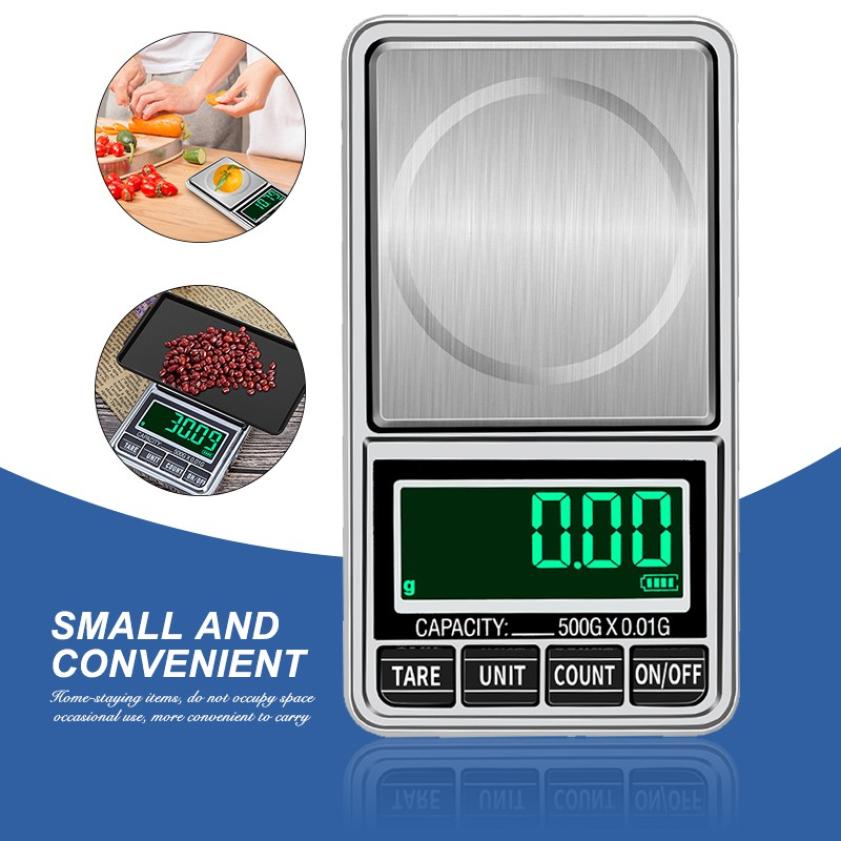 USB plug-in portable gold jewelry scale electronic weighing 0.01g gram palm pocket scale balance household platform scale