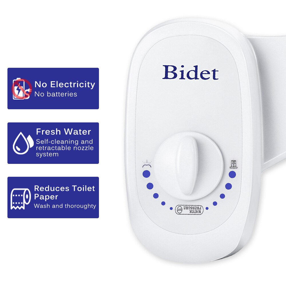 Toilet Seat Bidet Sprayer Bidet Attachment Shower Nozzle Flushing Sanitary Device For Smart Toilet Seat Bathroom Bidet Toilet