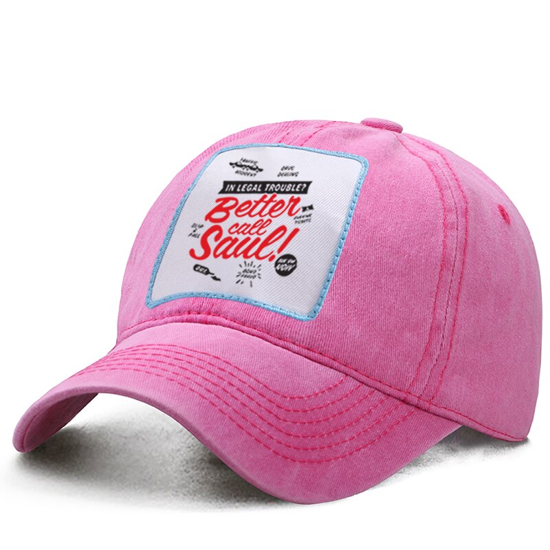 Meglio Chiamare Saul Berretto Da Baseball Donna Berretti Coda di Cavallo Caps Papà Trucker Snapback Cappello Solido Boinas Gorras Casquette Sole Cappelli Ombra: Rose Red 6