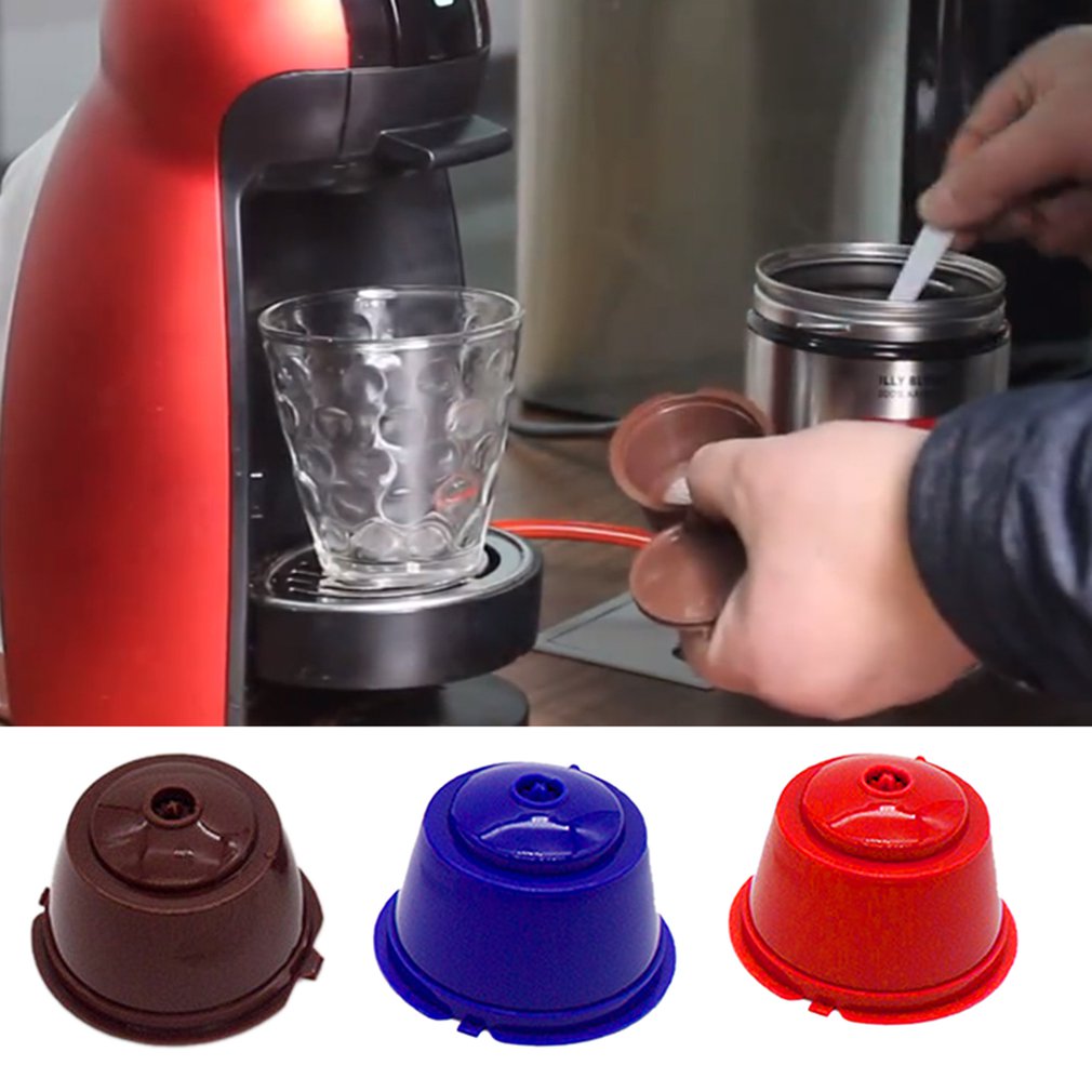 Reutilizável para nescafe dolce gusto café cápsula copo filtro de café cápsulas de café reutilizável café copo cesta