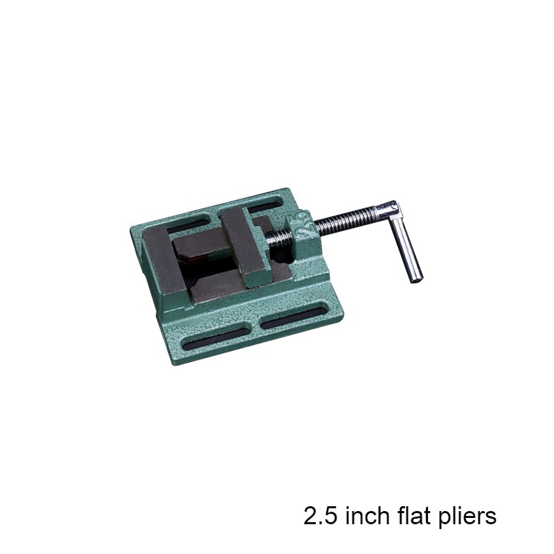 Plastic Mond Aluminium Tafel Vice Mini Heavy Duty Tang Sucker Bench Vice Industriële Multifunctionele Bench Vice: 2.5 inch flat pliers