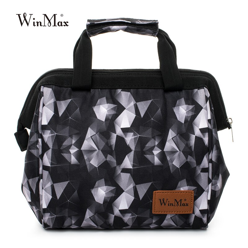 Winmax Geïsoleerde Lunch Tas Thermische Tote Handtas Flamingo Print Opbergzakken Koeler Picknick Voedsel Lunchbox Tas Voor Kinderen vrouwen: XWI5-017