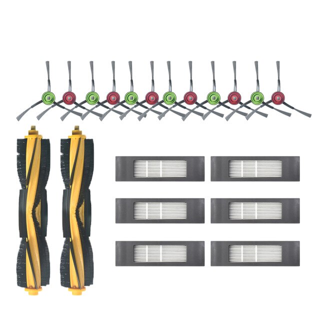 Voor Ecovacs Deebot Ozmo T8 / T8 Aivi Robot Stofzuiger Belangrijkste/Side Borstel Stofzak Filter Wegwerp Mop doek Accessoires Onderdelen: T8-17