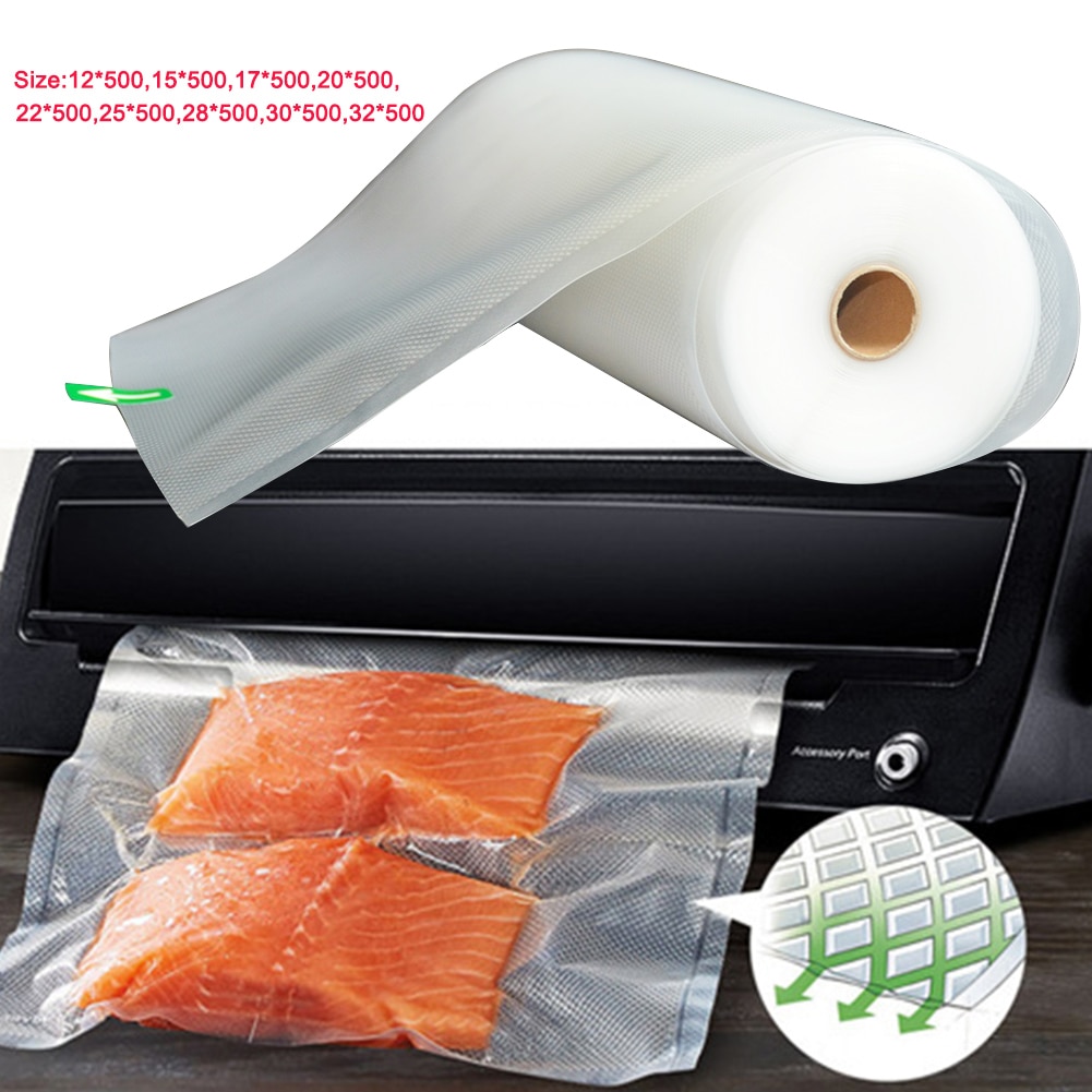 1 Roll Voedsel Opbergtas Steriliteit Vacuüm Verpakking Zak Lage Kosten Verse Voedsel Sealer Zak Voor Magnetron Koelkast # N