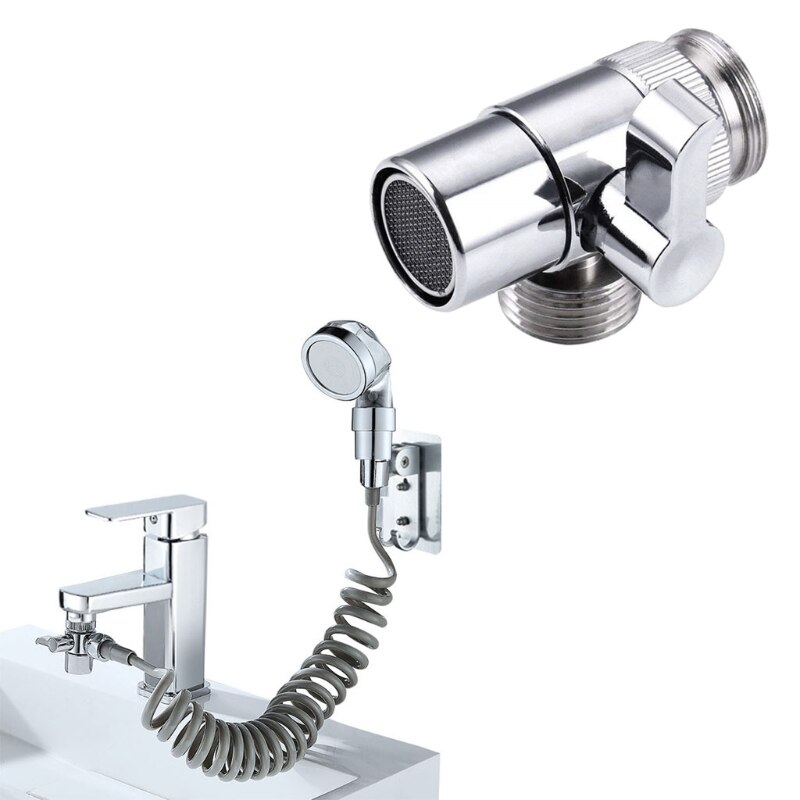 Diverter Kitchen Sink Bathroom Adapter Home Brass Faucet Splitter Sink Valves Water Tap Faucet Diverter