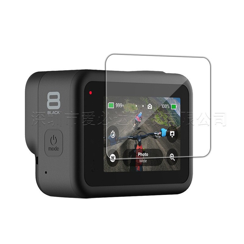Caméra Sport lentille en verre trempé + protection d'écran LCD pour GoPro Hero 4Session 5Session 5 6 noir 7 noir 8 noir 7 7 argent MAX