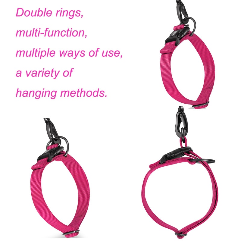 Collier pour chien robuste en Nylon, réglable, boucle pour chien, pour grands, moyens et petits chiots Husky, fournitures S/M/L HY138