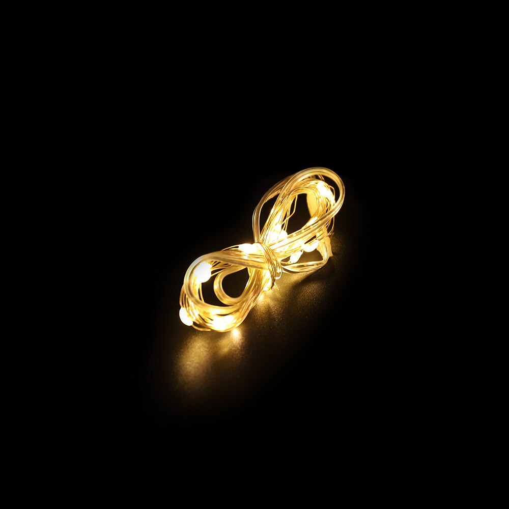 Lámpara de luz LED de noche con USB, luz pequeña de colores para manualidades, artesanía de resina epoxi de cristal, accesorios de adornos, 1/2 metros: 1Meter Yellow