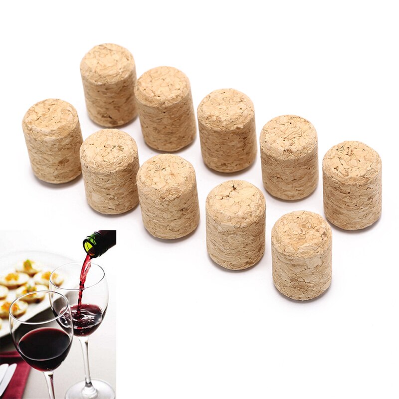 10 teile/los Natürliche Holz Korken Wein Stopper Holz Flasche Stopper Kegel Typ Wein Flasche Korken Stecker Abdichtung Kappe Bier Flasche korken