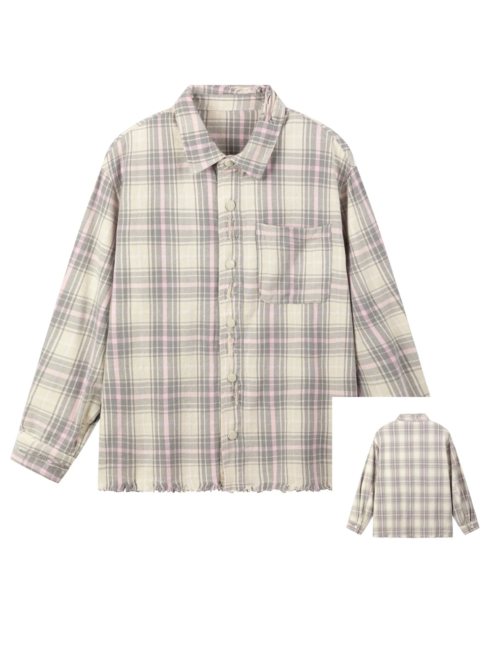 Damebluser trend stilfulde dameternede skjorter luksustoppe mærke bomuldsbluser med lange ærmer til kvinder: L / Elfenben