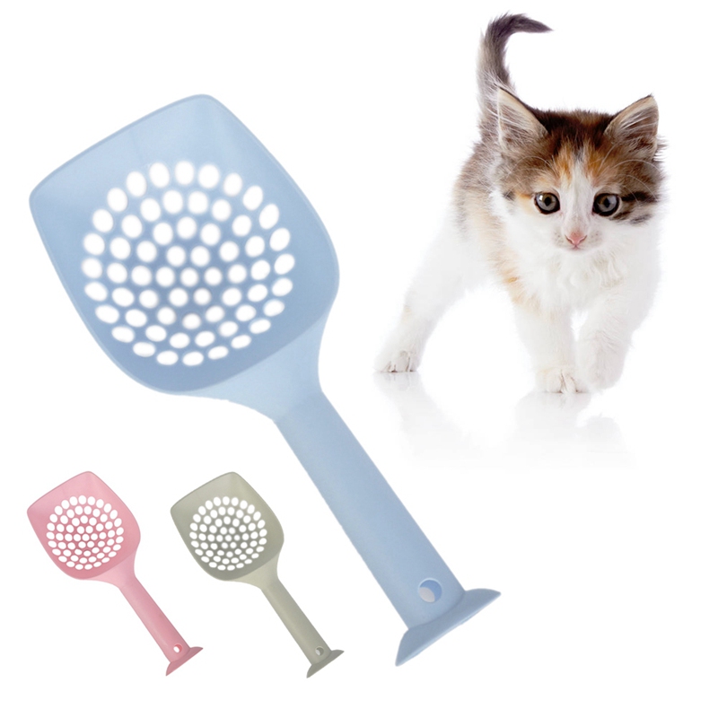 Pala para gatos de Metal y plástico recogedor de caca para pala para arena Herramientas de limpieza: Green(Plastic)