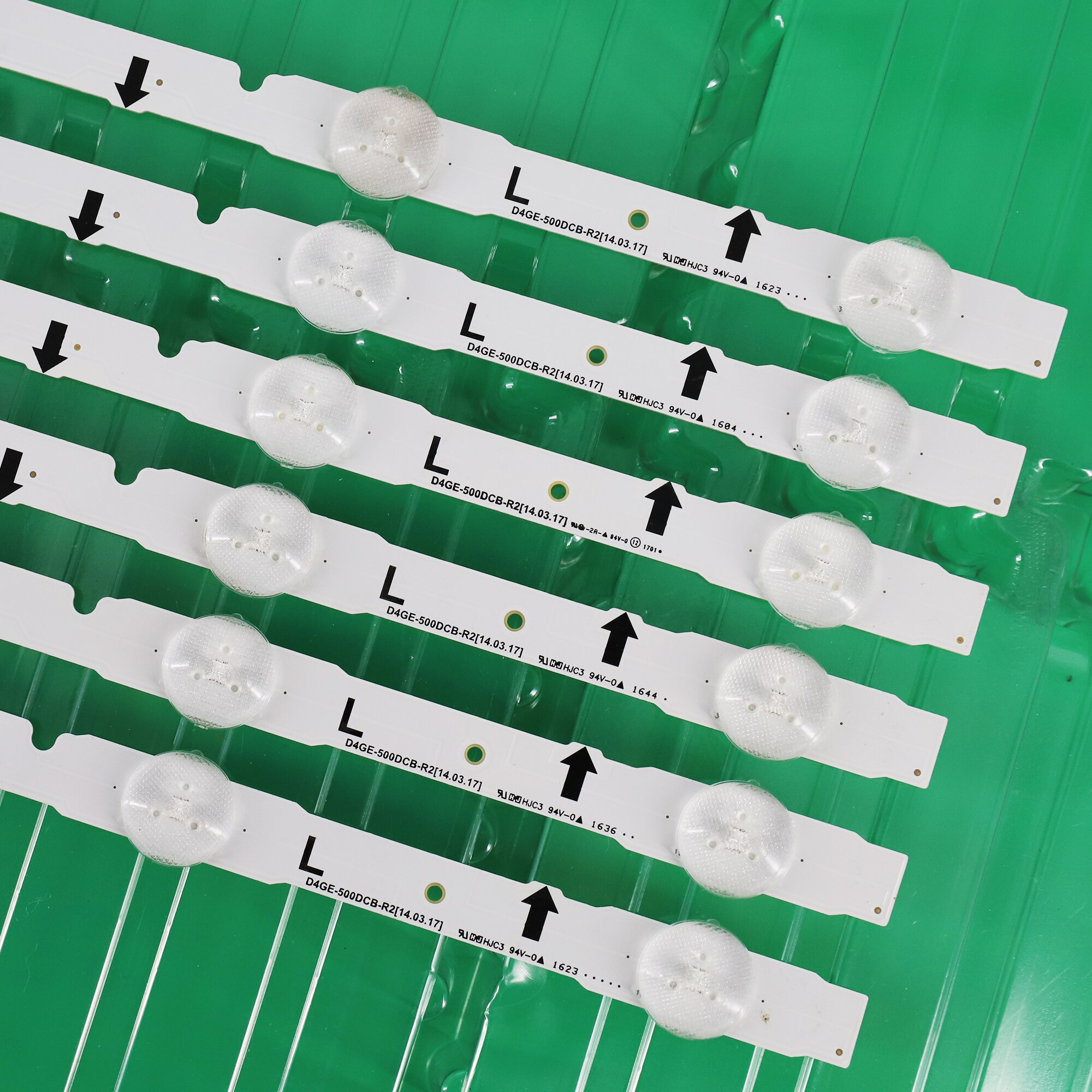 12 PCS LED backlight strip for UE50H5000 UE50H6200 UE50J5600 UE50J6200 UE50H6400 UE50J5500 BN96-30428A BN96-30427A 30425A 30426A