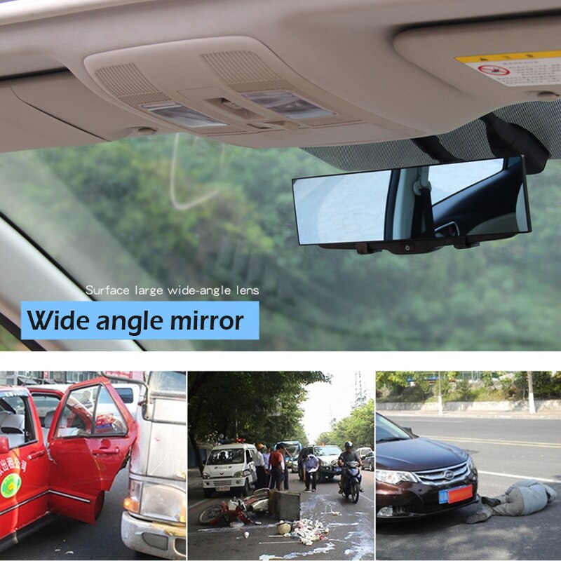 30cm Auto Assisting Mirror Large Vision Proof Car Rear View Mirror Angle Panoramic Car Interior Baby Rearview Mirror