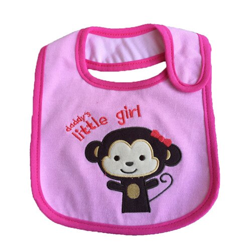 3 Stk/partij Baby Bibspattern Peuter Waterdicht Speeksel Handdoek Katoen Fit 0-3 Y: Pmonkey