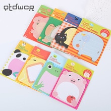 Kawaii Unieke Scrapbooking Bos Dier Serie Staicker Kantoorbenodigdheden Vlaggen Memo Boek Marker Sticky Notes