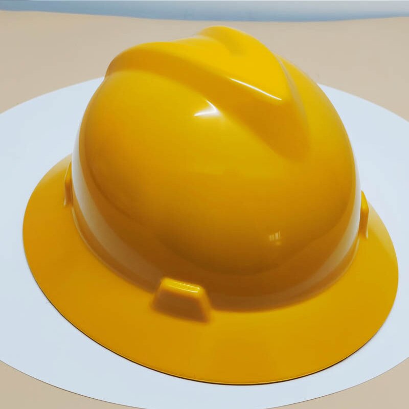 DARLINGWELL Full Brim Hard Hat Lightweight Safety Helmet Outdoor Construction Sun shade Railway Metallurgy Mine Work Cap: Yellow