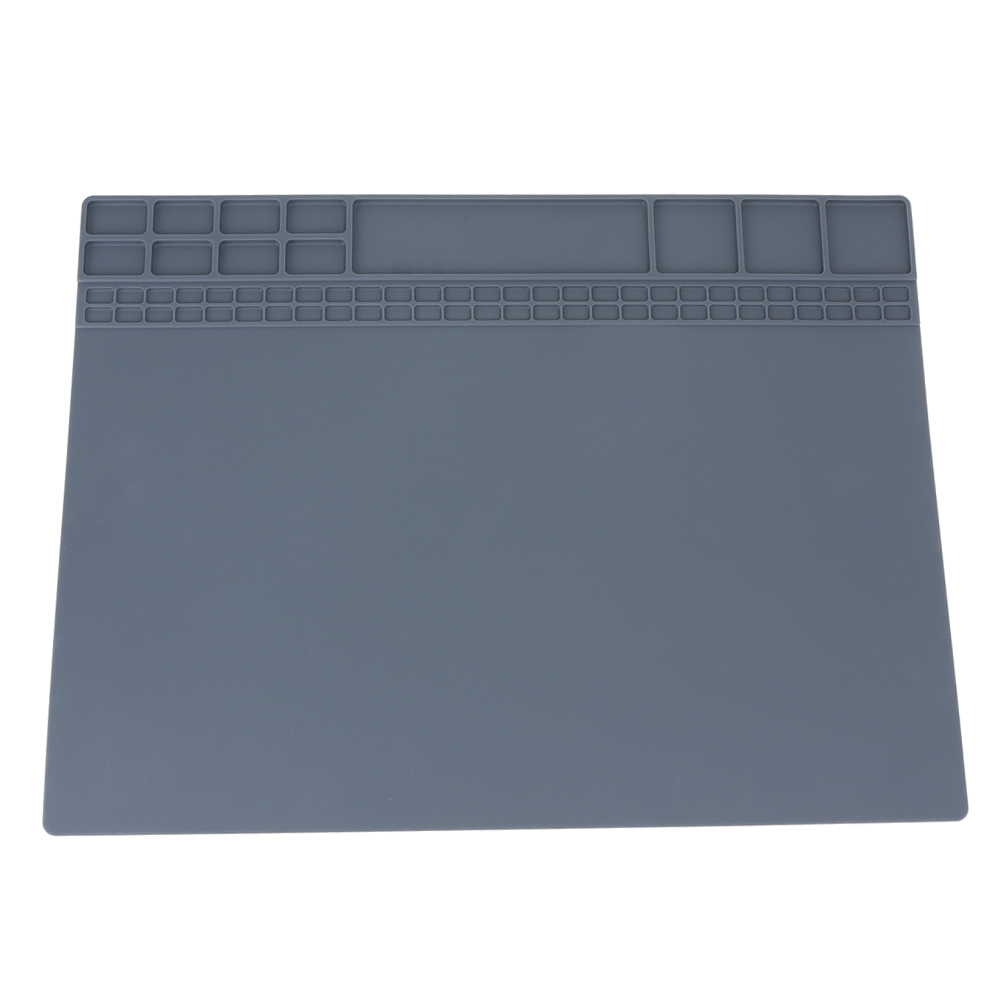 1pc Heat Insulation Silicone Soldering Station Pad Desk Soldering Mat For Welding Station Repair Maintenance Platform 405X305 mm