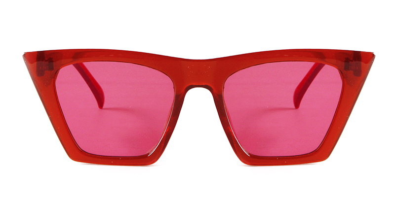 Vintage Square Cat Eye Sunglasses Women Brand Tortoise Shell Black Frame Trendy Oversized Sun Glasses Shades S432: Blue