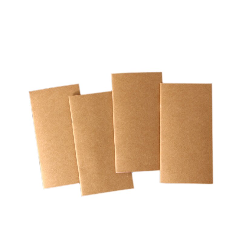 1book/pack Retro Notebook Mini Kraft Paper Notepad for Kids Student 4 selections