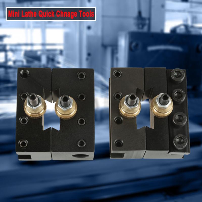 4pcs/Lot Tool Post Mini Lathe Quick Change Tool Post Boring Blade Turning Facing lathe cnc tool torno mecanico
