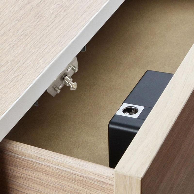 Elektronisk usynlig skabslås nøglefri digital dørlås universal usynlig skab privat skuffelås garderobe dørlås