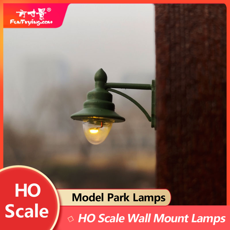 2 Stck ho Skala Zauberstab Montieren Lampen/Straße Lampe Modell, Der Eisenbahn/Modell Park Lampen/Zug/eisenbahn Layout