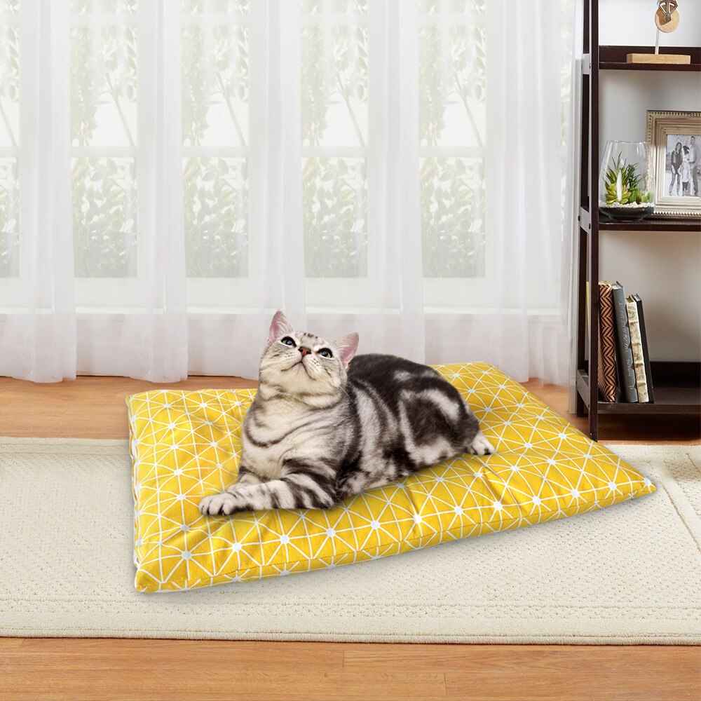 Micooyo 2pcs Hond Krat Bed Matras - Fleece Huisdier Kussen Bed Mat Wasbare Kat Kussen Pad Voor Kleine Hond Kat Puppy S