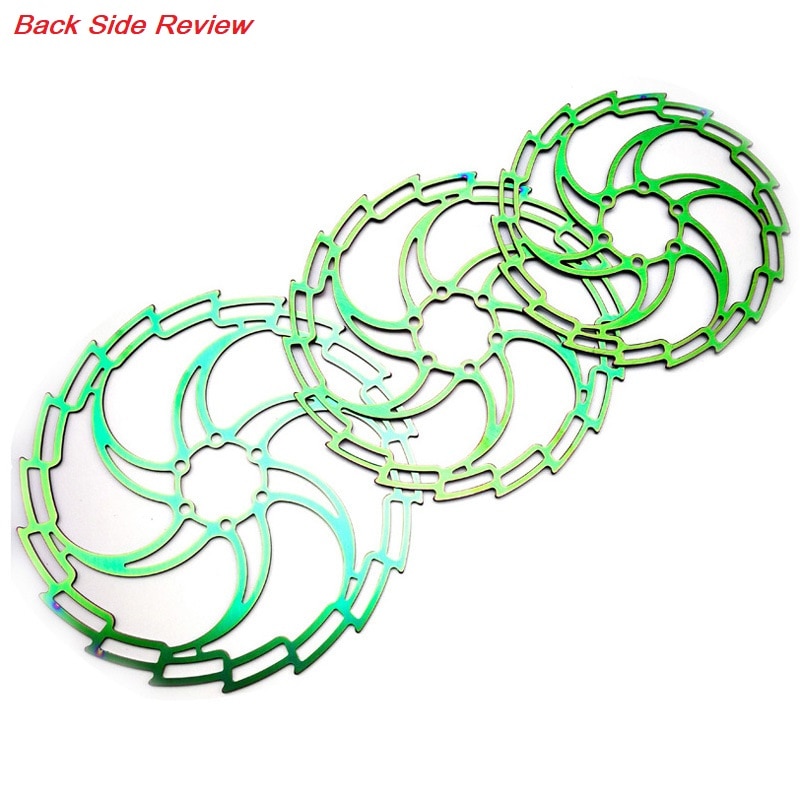 Colorful Bike Disc Brake Rotor 160/180/203mm MTB Mountain Road Bike Hydraulic Brake Disc Rotors Rainbow Bike Brake Rotors