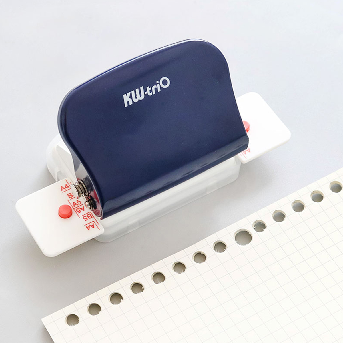 Perforadora de 26 agujeros para libreta de papel A4, perforadora manual DIY para planificador feliz, perforadora de papel tipo T con anillo de disco