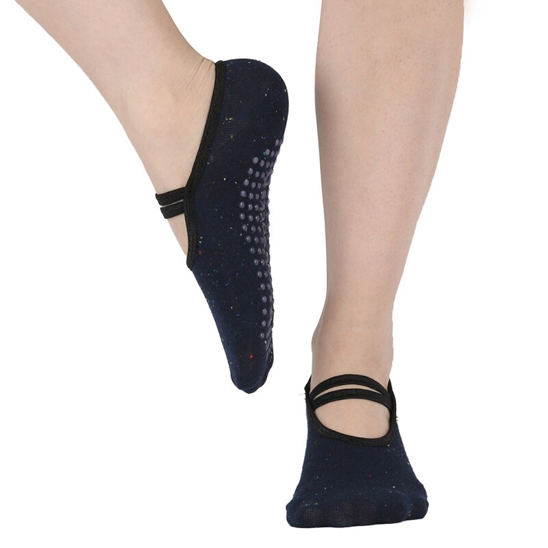 Damen-sportsocken für schnelltrocknende yoga-, pilates-, tanz-, fitnessstudio- und barre-übungen mit rutschfestem grip, ideal für ballett und gymnastik.