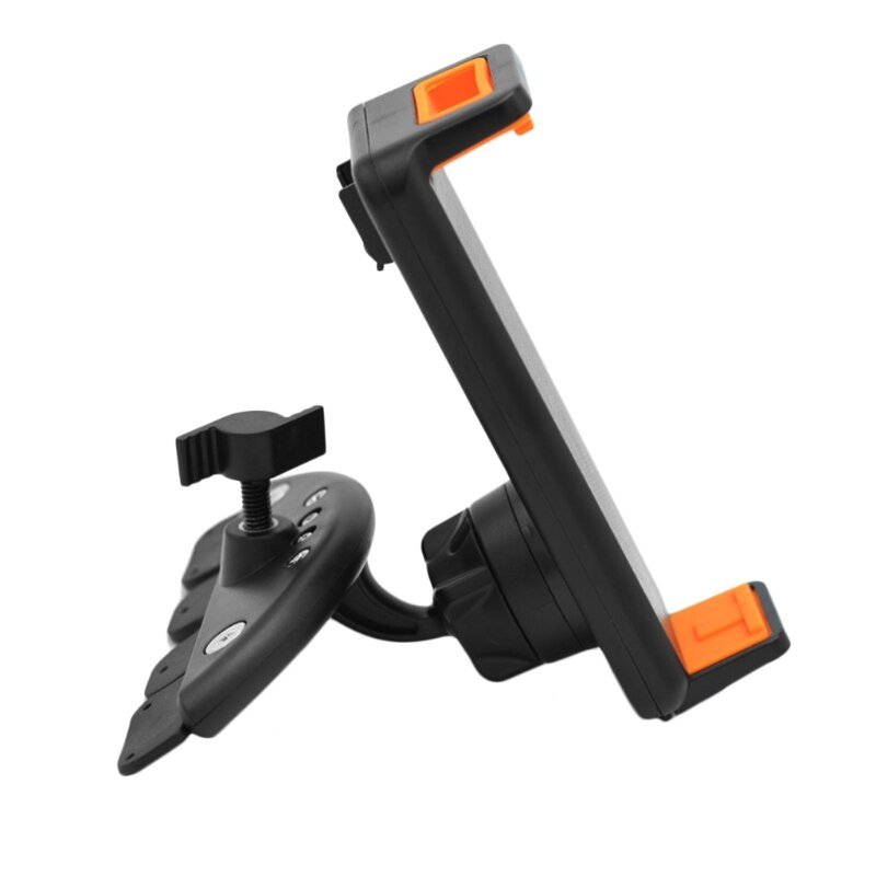 360- rotatie auto cd-sleuf tablet telefoon houder standaard voor 4-11 inch smartphone tablet pc voor ipad houder: Goud