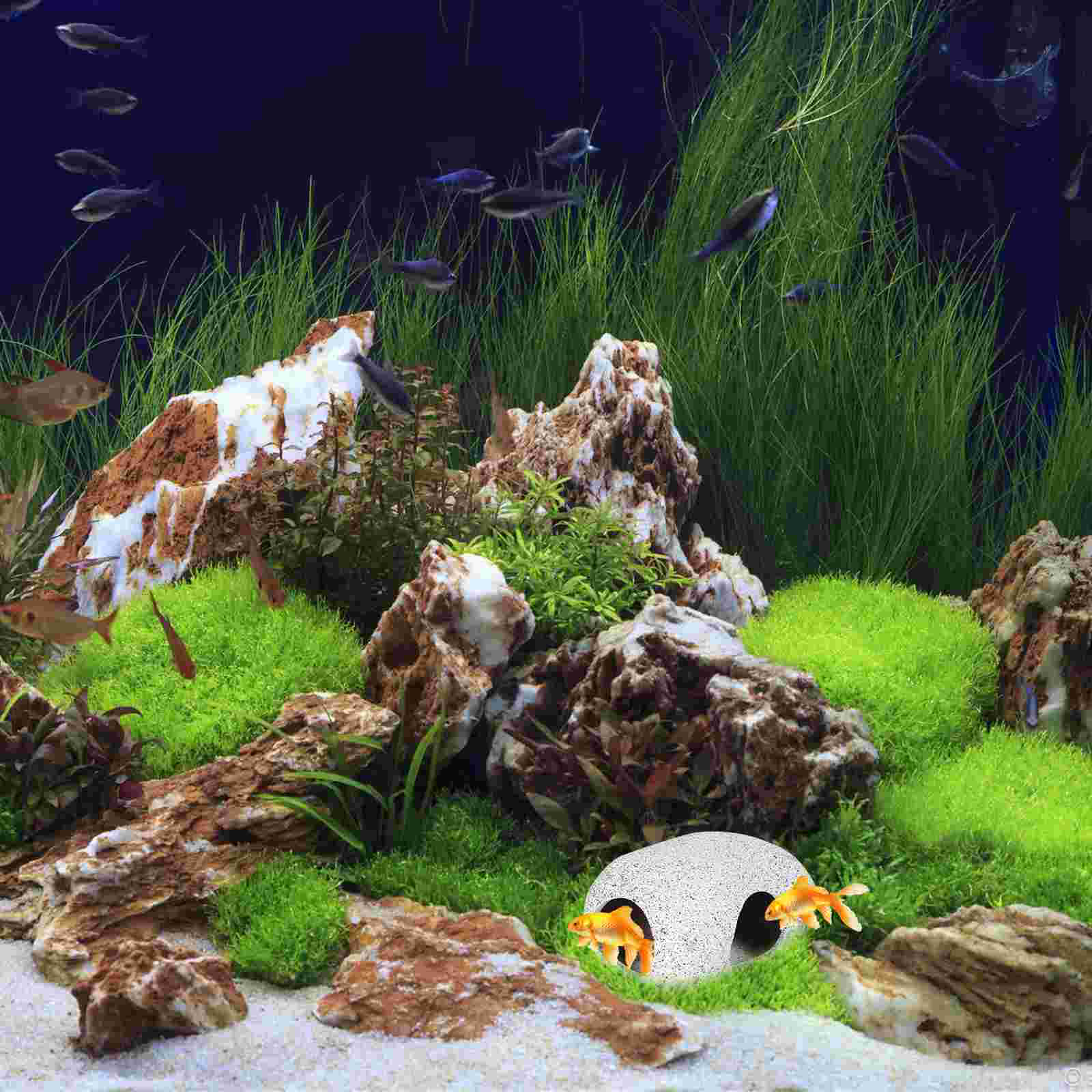 Keramische Vis Eluding Huis Verbergen Tank Grot Aquarium Garnalen Versiering Decoraties ornamenten Fokken Grot Huisdier Producten Veilig