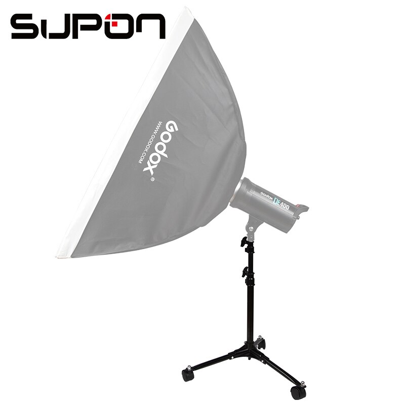 Supon Flash Floor Light Stand 70cm Folding base Roller Photography studio video Light Triopod