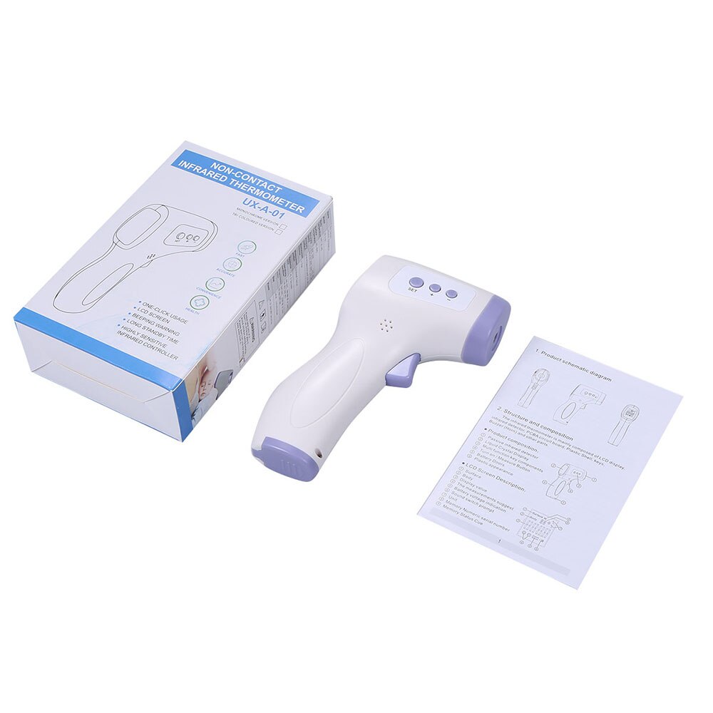 Digitale Voorhoofd Thermometer Infrarood Thermometer Non-Contact Body Temperatuurmeter Hoge Gevoeligheid Met Koorts Alarm