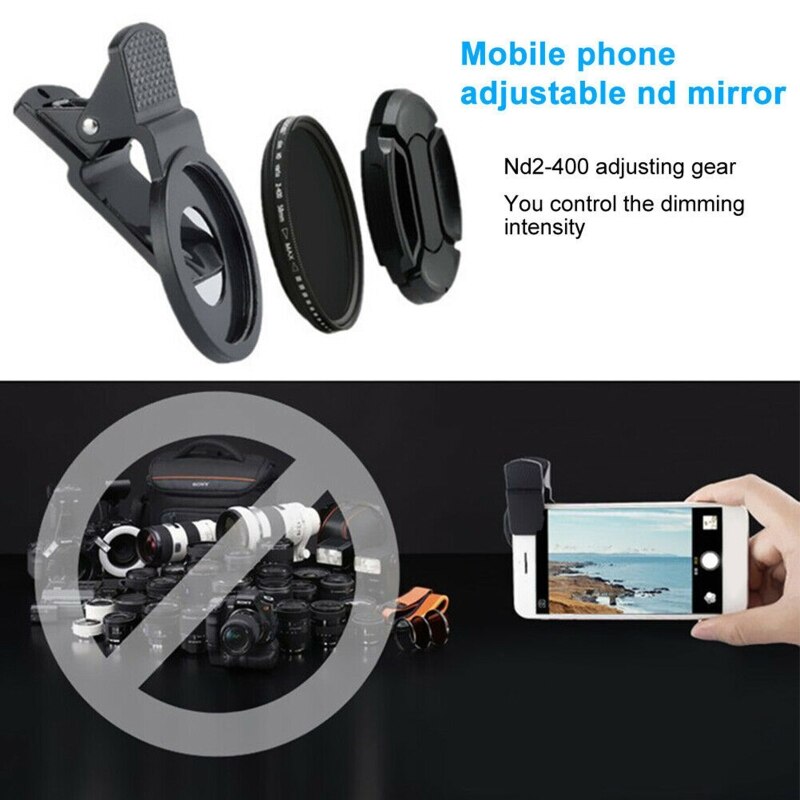 Photography Portable Camera ND2 To 400 Mobile Phone Neutral Density ND Filter