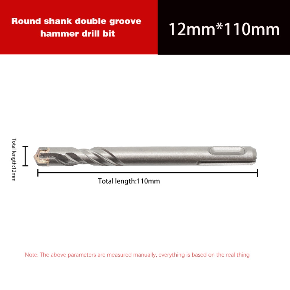 1 Uds puntas cruzadas hormigón SDS Plus broca 4 cortadores vástago redondo taladros de impacto 4/5/5,5/6/8/10/12mm broca de martillo eléctrico: Grey