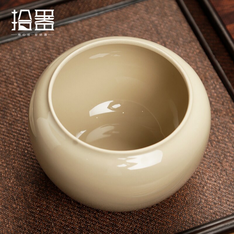 Plante aske jianshui keramisk te vask tekande vand kop med dækning japansk husholdning kop te sæt gryde bærer tørt boble bord s