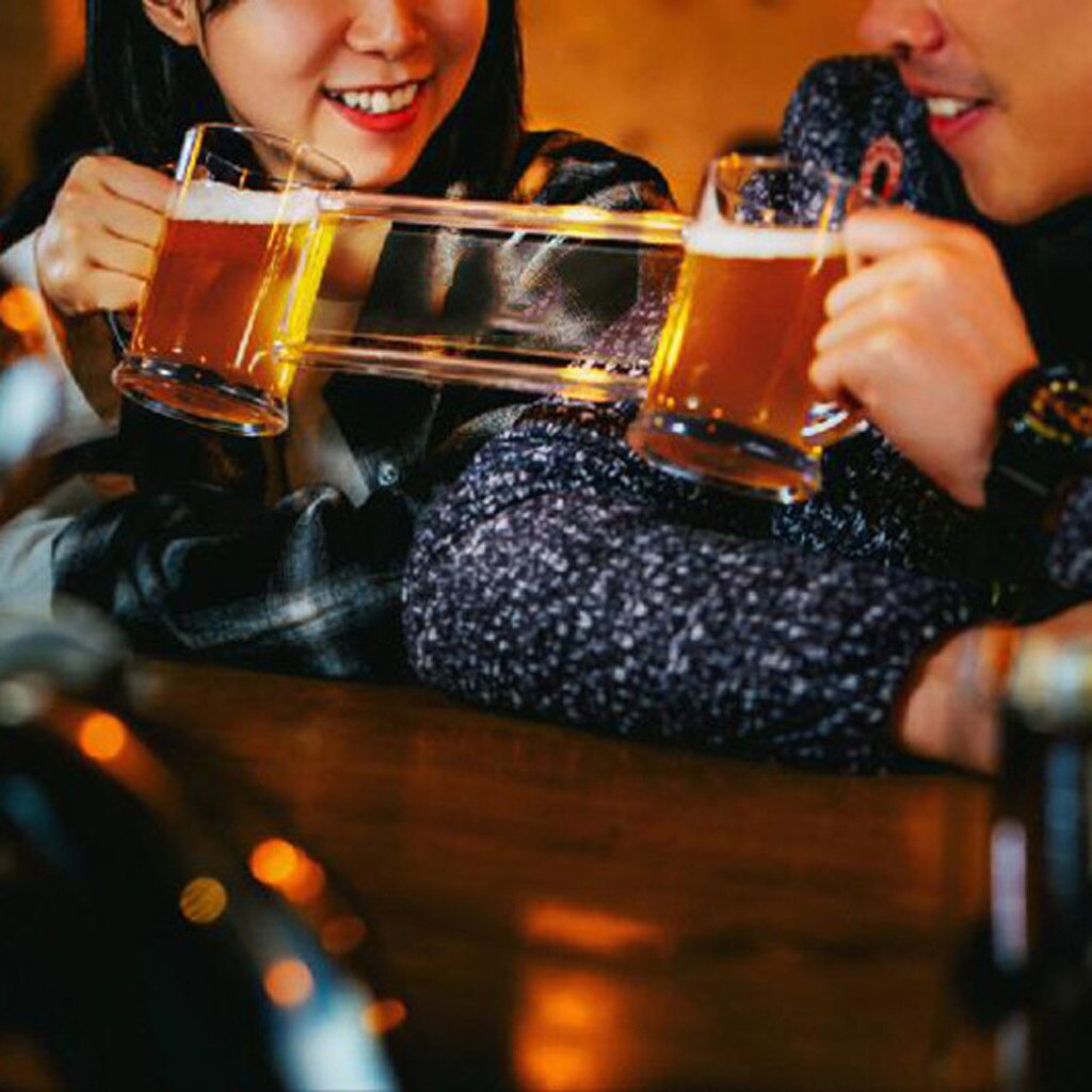 Double Beer Mug Party Party Mug Dating Tool Beer Mug Siamese Wine Glass CD