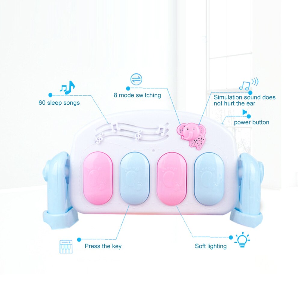 Baby Speelkleed Baby Gym Speelgoed Gaming Tapijt 0-12 Maanden Zachte Verlichting Rammelaars Muziek Mat Baby Kruipen activiteit Mat Speelgoed