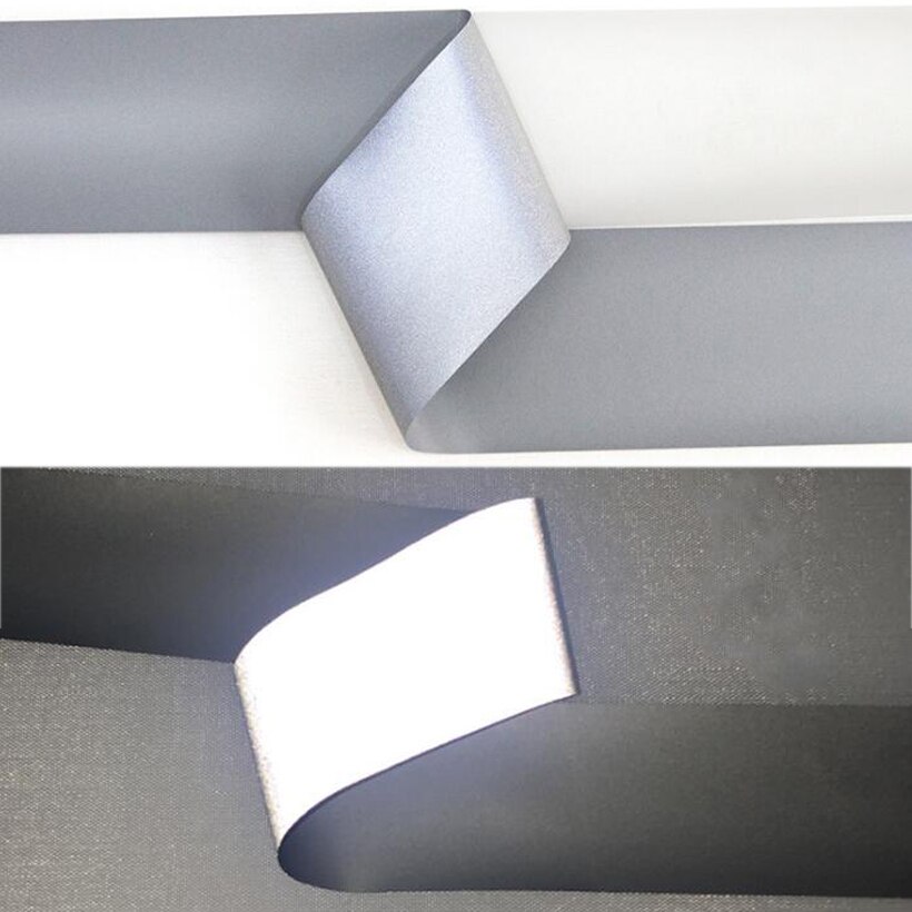 Película reflectante plateado brillante de alta visibilidad para transferencia de calor, Material de tela reflectante de advertencia de seguridad, cinta de pedrería para aplicación con plancha